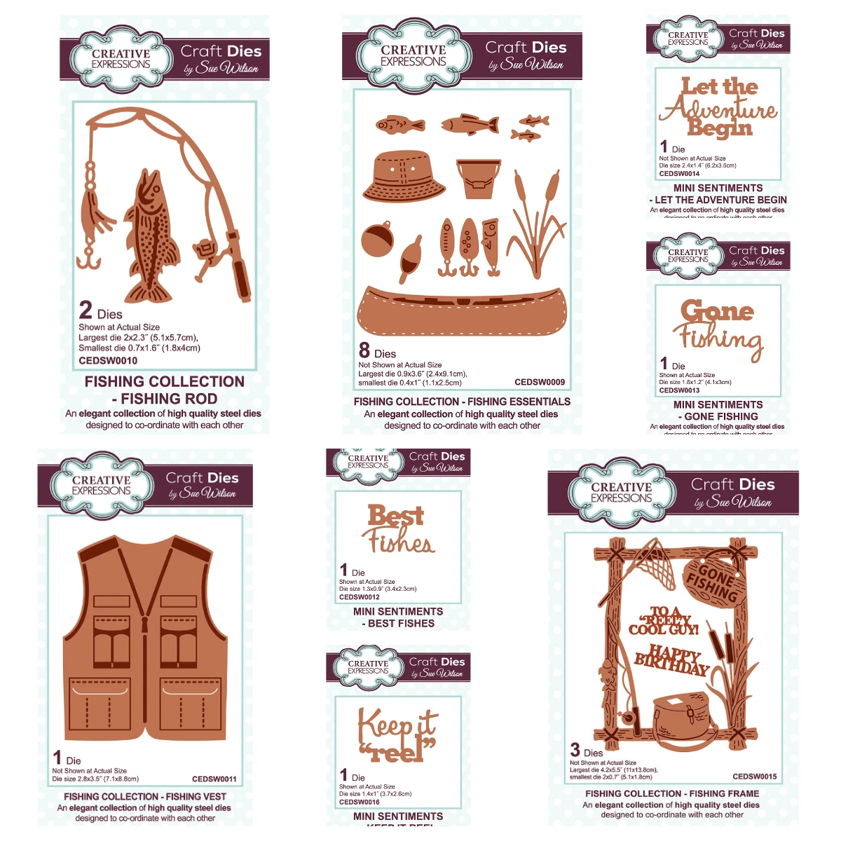 

Fishing Frame Die Metal Craft Cutting Die DIY Scrapbooking Paper Craft Decoration Greeting Card Handmade Embossing New 20245