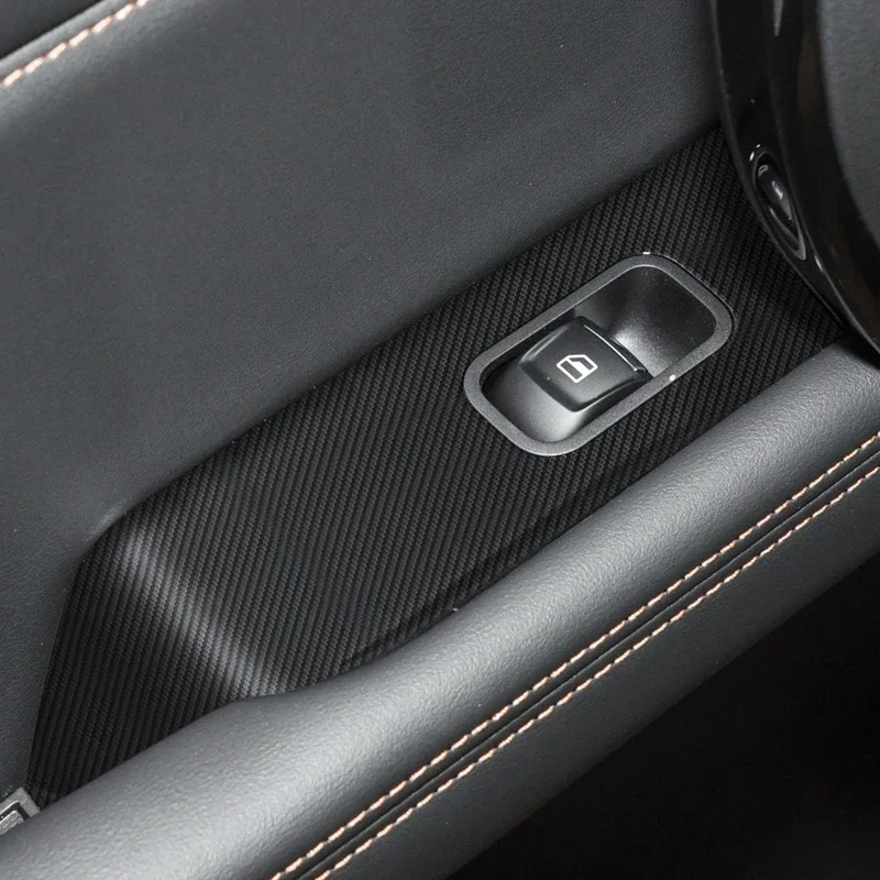 

Автомобильная карбоновая внутренняя наклейка, автоподъемная оконная панель, наклейка для GWM HAVAL DARGO 2022, защитная пленка для внутренней двери с левым рукавом