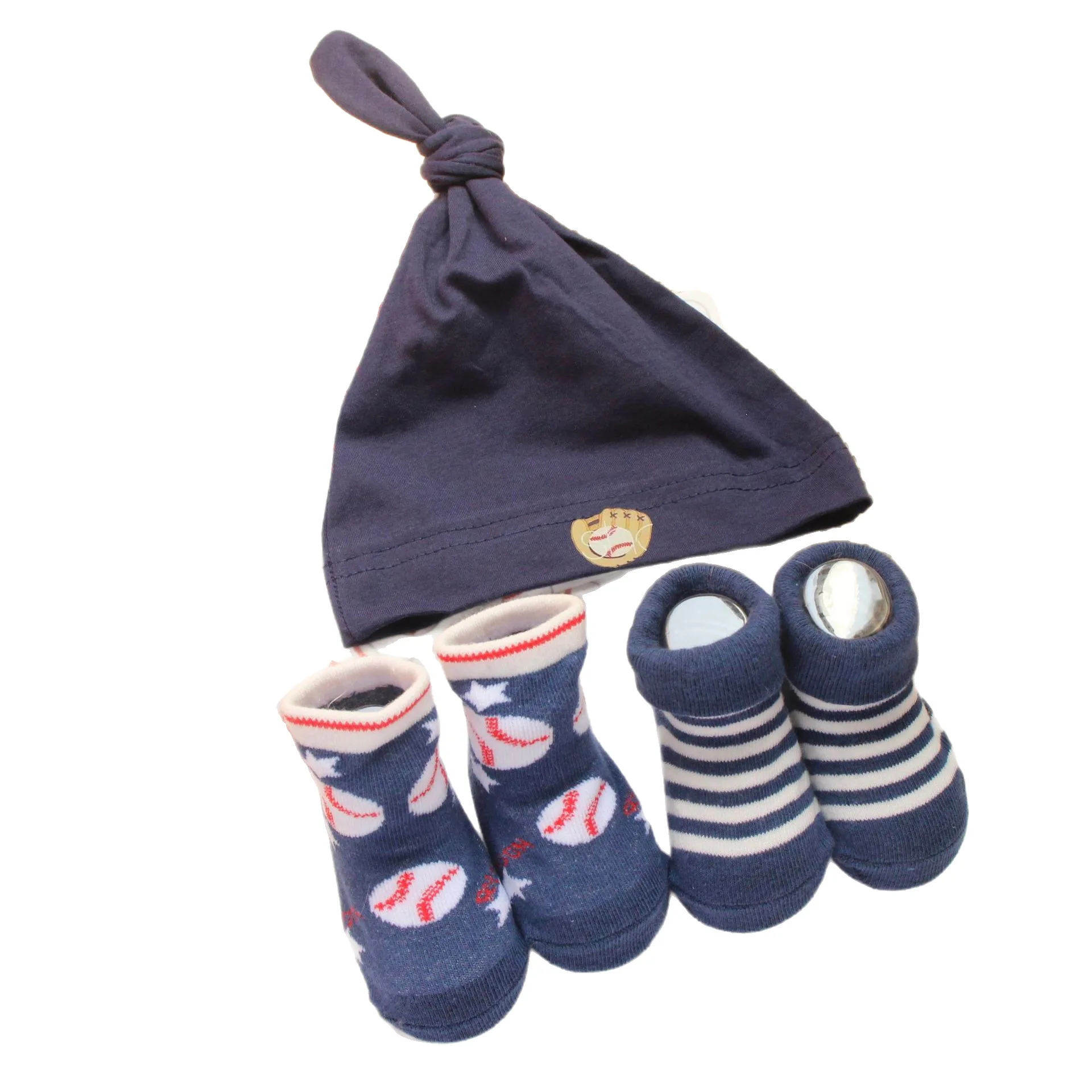 Spring Autumn Winter Seamless Baby Beanie Unisex Newborn Fontanelle Protection Hat 4 Piece Set