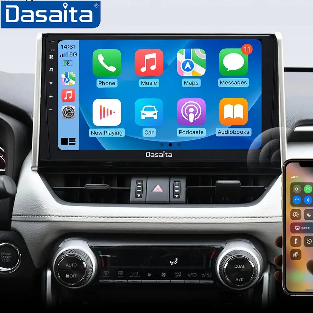 

Dasaita G12 for Toyota RAV4 2019 2020 2021 2022 Qualcomm 665 10.2" QLED Carplay Android Auto Radio Android 12 Car Stereo