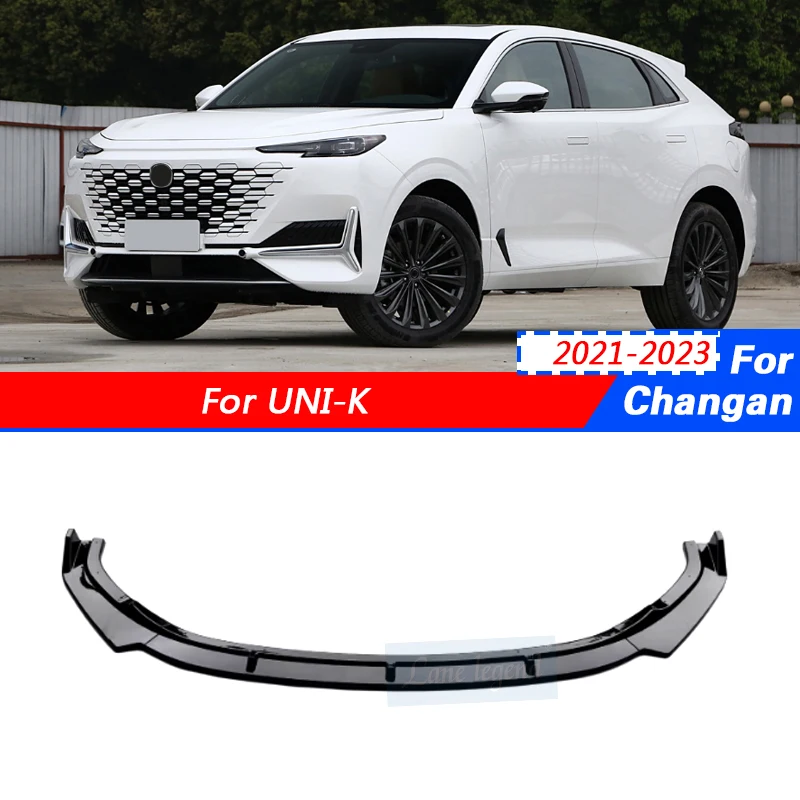 Splitter for CHANGAN UNI-K unik 2021-2023 Front Bumper Spoiler Skirts Lip Body Kit Accessories Front Lip Chin Spoiler