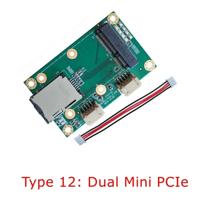 4G LTE อุตสาหกรรม Mini PCIe ไปยังอะแดปเตอร์ USB W/SIM/UIM ช่องเสียบการ์ดสําหรับ WWAN/LTE 3G/4G โมดูลไร้สาย