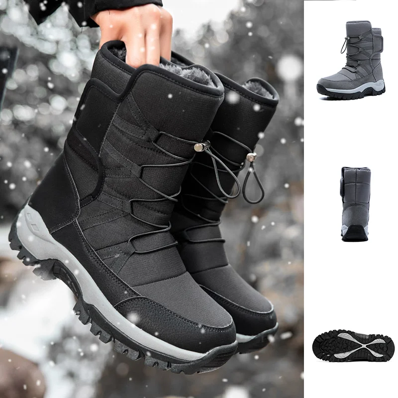 

Snow Boots: High - Top,Warm,Anti - Slip,A Must - Have For Winter Outdoors
