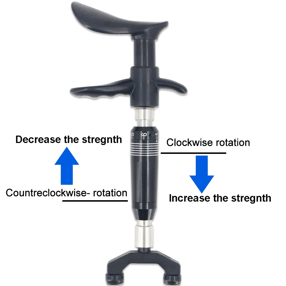 300N أداة ضبط العلاج بتقويم العمود الفقري 6 المستوى 4 رؤساء تحسين آلام المفاصل علاج الفقار دليل تدليك بندقية مجموعة المحمولة