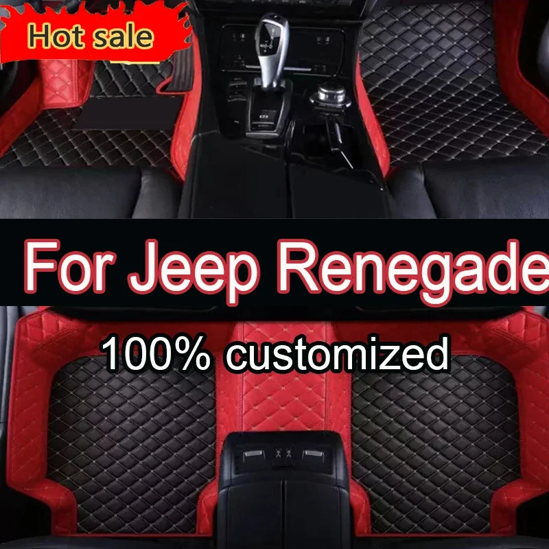 

Thickening Car Floor Mats For Jeep Renegade 2022 2021 2020 2019 2018 2017 2016 Auto Interior Accessories Protector Custom Carpet