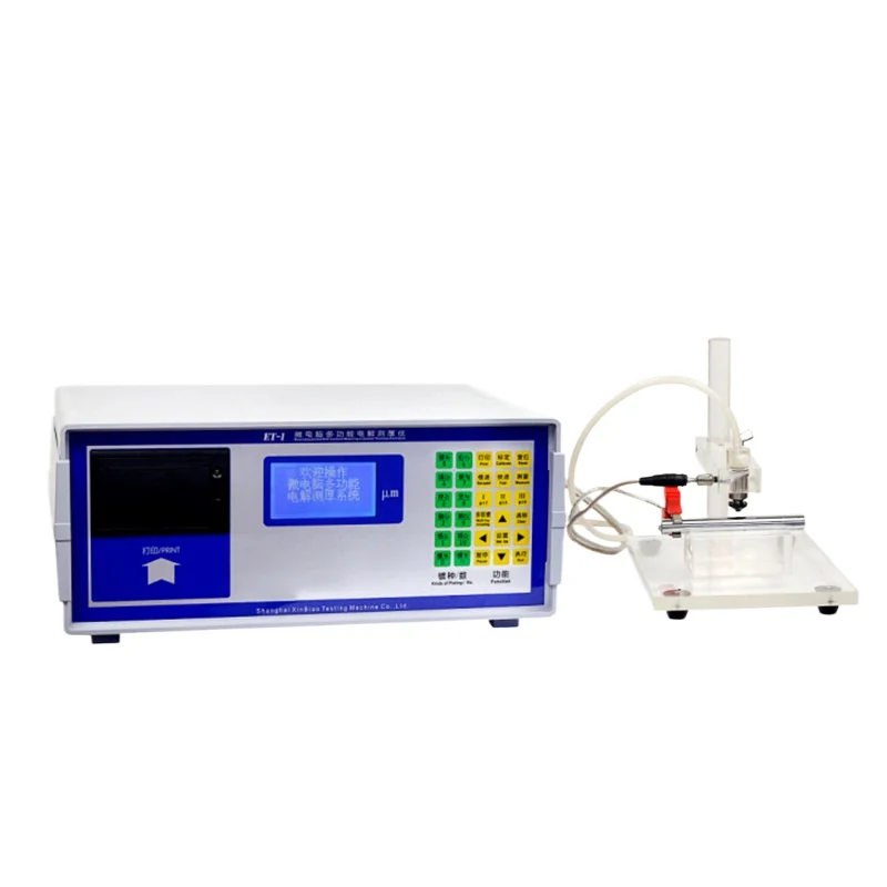 

ET-1 Type Electrolytic Thickness Gauge Metal Coating Electrolytic Thickness Gauge Nickel Chromium Copper