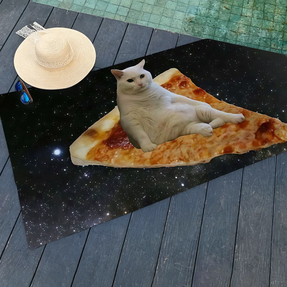 Custom Silly Cat Meme Zazu Towel Drying Bath Towel Applicable To Light Swimming Camping Yoga Beach Out