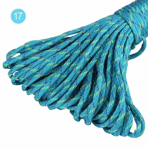 5/10/20M 5mm Outdoor Tent Rope 7 Core Strand Cord Camping Paracord Cords for Bag Sewing Climbing Ropes DIY Handmade Material