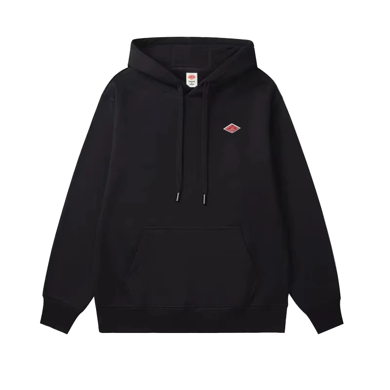 Exported to Japan Autumn Winter Embroidery Logo Plush Thickened Men's Sweatshirt Hoodie Warm Men Women Casual Fashion Tops