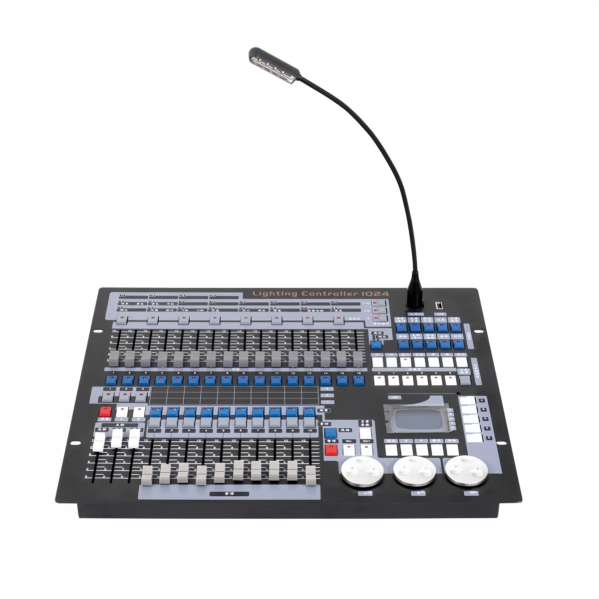 1024 DMX-console met flightcase DJ DMX 512-controller Geschikt voor Moving Head Light Par Light Series Podiumlichtapparatuur