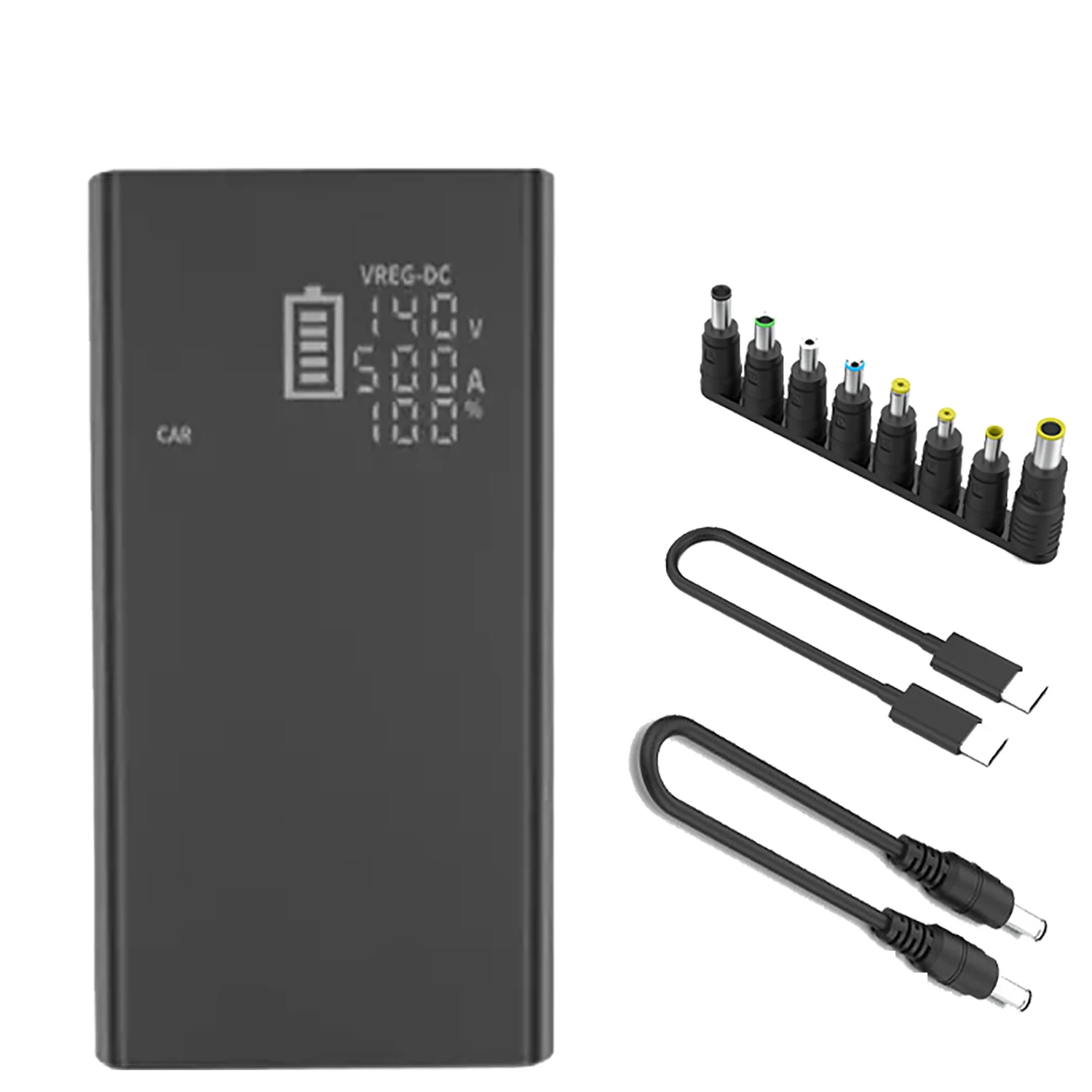 PD100W DC Powerbank 5V 9V12V 15V 16.5V 19v 20V 24V USB C Laptop power bank External Battery Pack for Macbook HP Dell Huawei