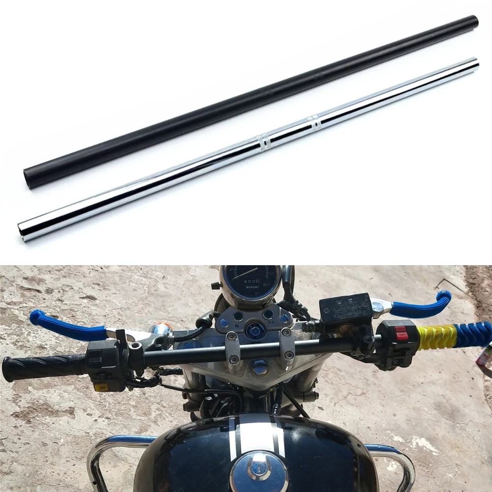 

Universal 22mm Motorcycle Handlebar Straight Bar Vintage Motorbike for Royal Enfield Cafe Racer CG125 GN125 GS125 Steering Wheel