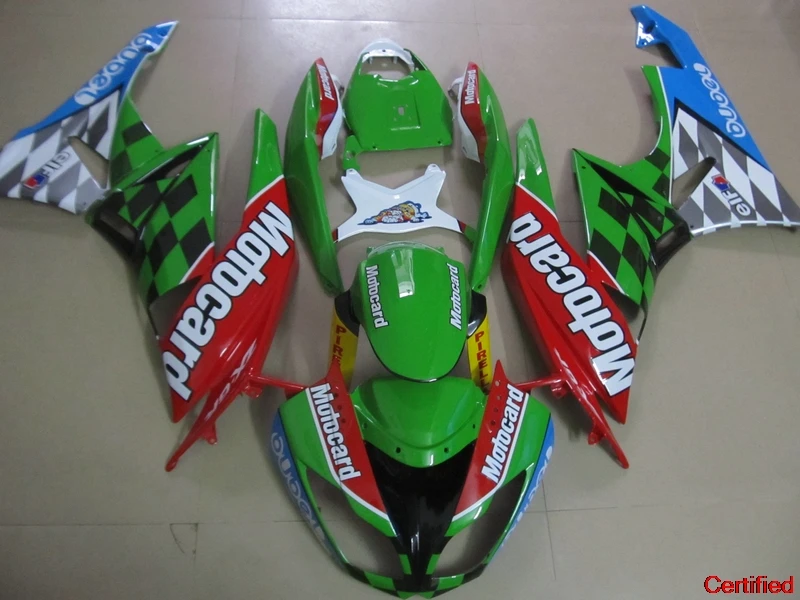 

Fairing Kits For Kawasaki ZX 6R 2009 2010 2011 2012 Ninja Zx6r 09-12 Red Green White ABS Plastic Motorcycle Fairings Set 13