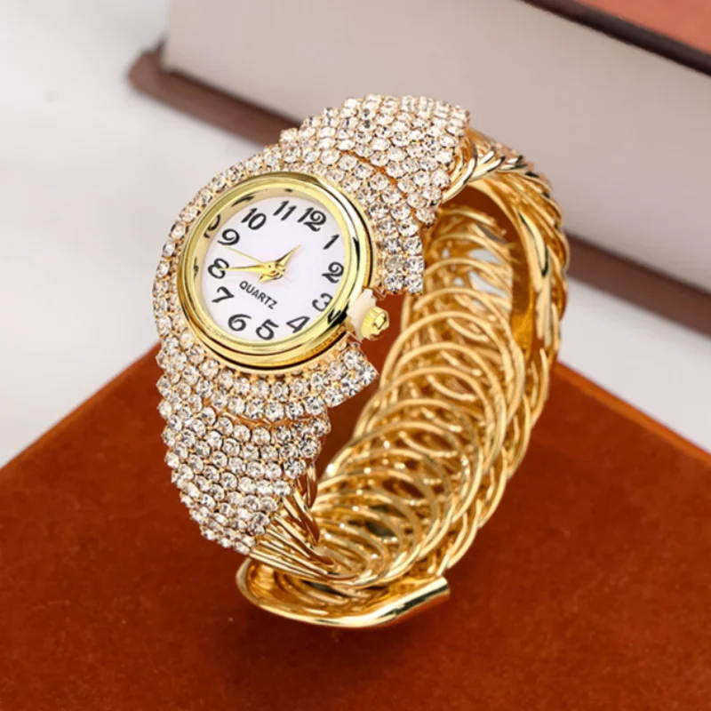 

Женские часы с бриллиантами, золотые часы, женские наручные часы, элитный бренд, женские часы-браслет со стразами, женские часы Relogio Feminino
