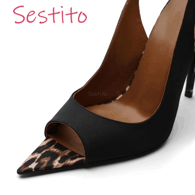

Dark Brown Sandals Fashionable Pointed Roman Buckle Design Simple Style 12Cm Slim High Heels Temperament Women's Shoes