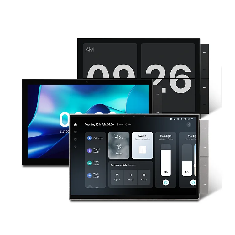 Tianlai MAX8 8Inch  Alexa Home Audio System Wifi Touch Screen Controller for Smart Home Tuya Zigbee