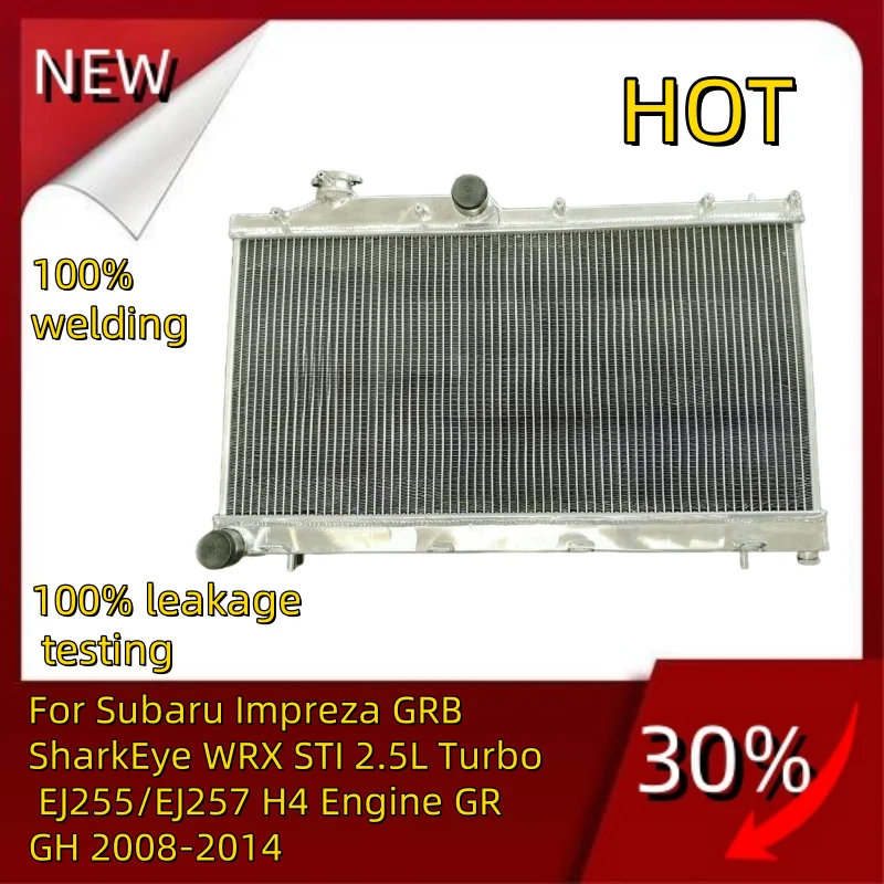 

TOP All Aluminum Radiator Fit Subaru Impreza GRB SharkEye WRX STI 2.5L Turbo EJ255/EJ257 H4 Engine GR GH 2008-2014 2015 2019