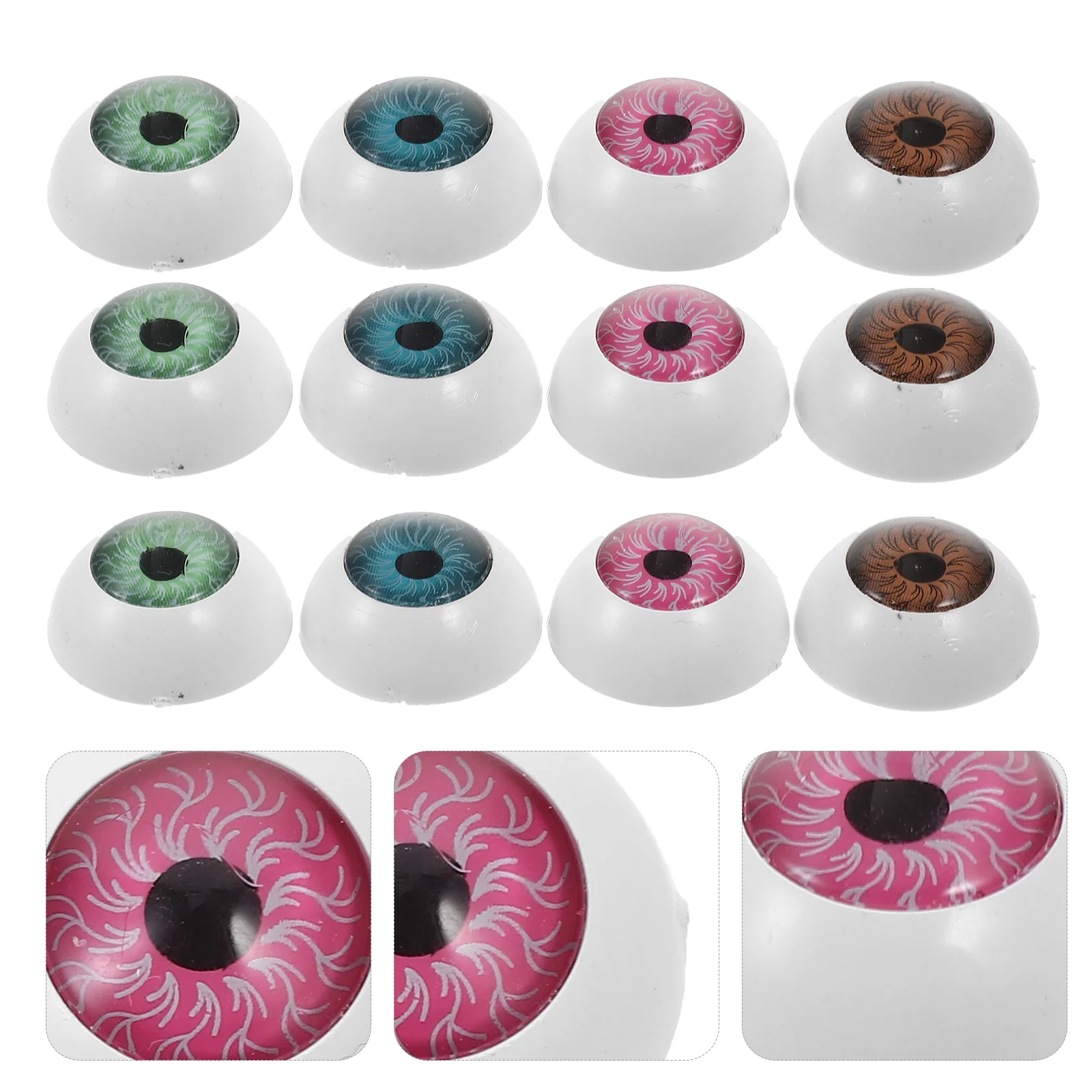 

Eyes Props Scary Eyeball Halloween Plastic Horror Simulated Acrylic Decor Eyeballs