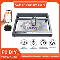 ACMER P2 DIY Install 10W 20W 33W Laser Engraver Cutting Machine 420*400mm Area Extension Kit for PCB Board Aluminium Oxide