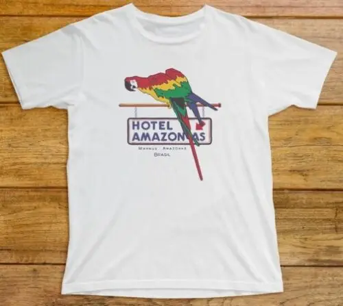 Hotel Amazonas T Shirt 847 Manaus Brazil Parrot Rainforest Jungle Iquitos Guyana