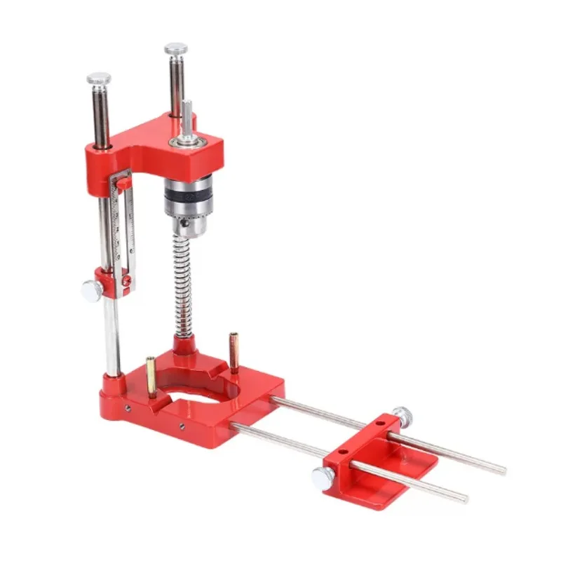 Adjustable Drill Locator Bracket Vertical Precision Drilling Guide Auxiliary Tool For Woodworking Hand Drill Use