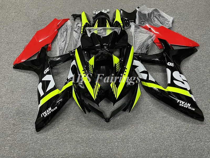 

4 подарка, новый комплект обтекателей для мотоцикла из АБС-пластика, подходит для SUZUKI 600 750 K8 2008 2009 2010 08 09 10, кузов под заказ