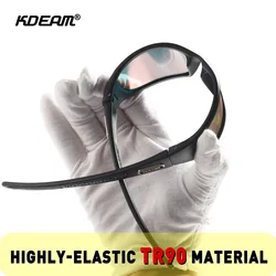 KDEAM Polarized Men's Sunglasses New Goggles TR90 Colorful Driving Glasses Hiking Camping Fishing Outdoor Sport Gafas De sol