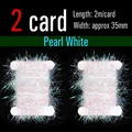 2 tarjetas color blanco perla