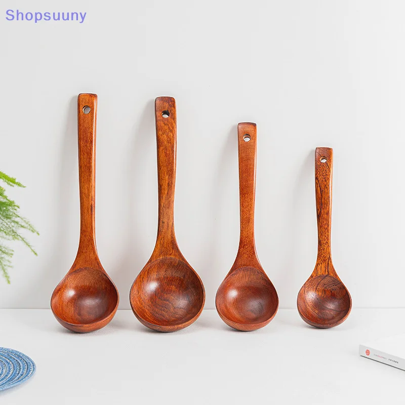 [SU]Wooden Shovel Spoon Non Stick Wood Long Rice Spatula Kitchen Cooking Utensil Hand Stir Fry Tools Sets Cooker Pots Mini[SU]