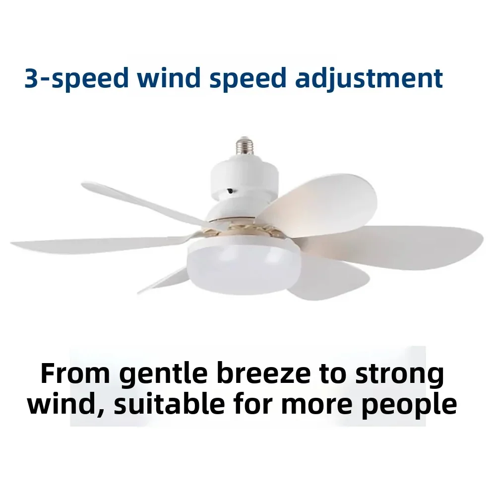 E27 with Remote LED 30W Ceiling Fan Light Dimming Function Suitable for Living Room Study and Home Use 85-265V