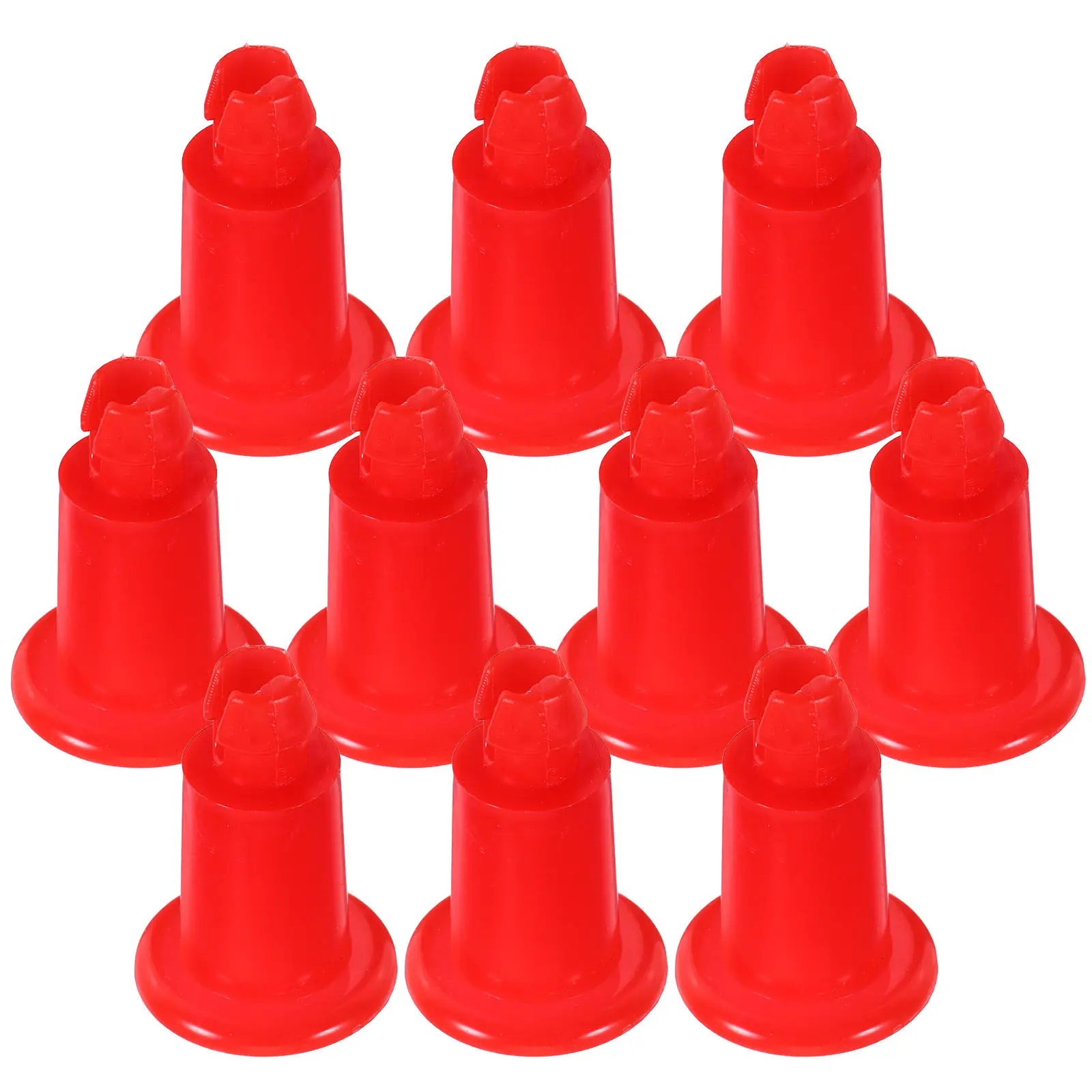 10Pcs Electronic Scale Accessory Red Footrest Universal Foot Stand for Electronic Weighing Scales Accurate Measurement Tray Foot