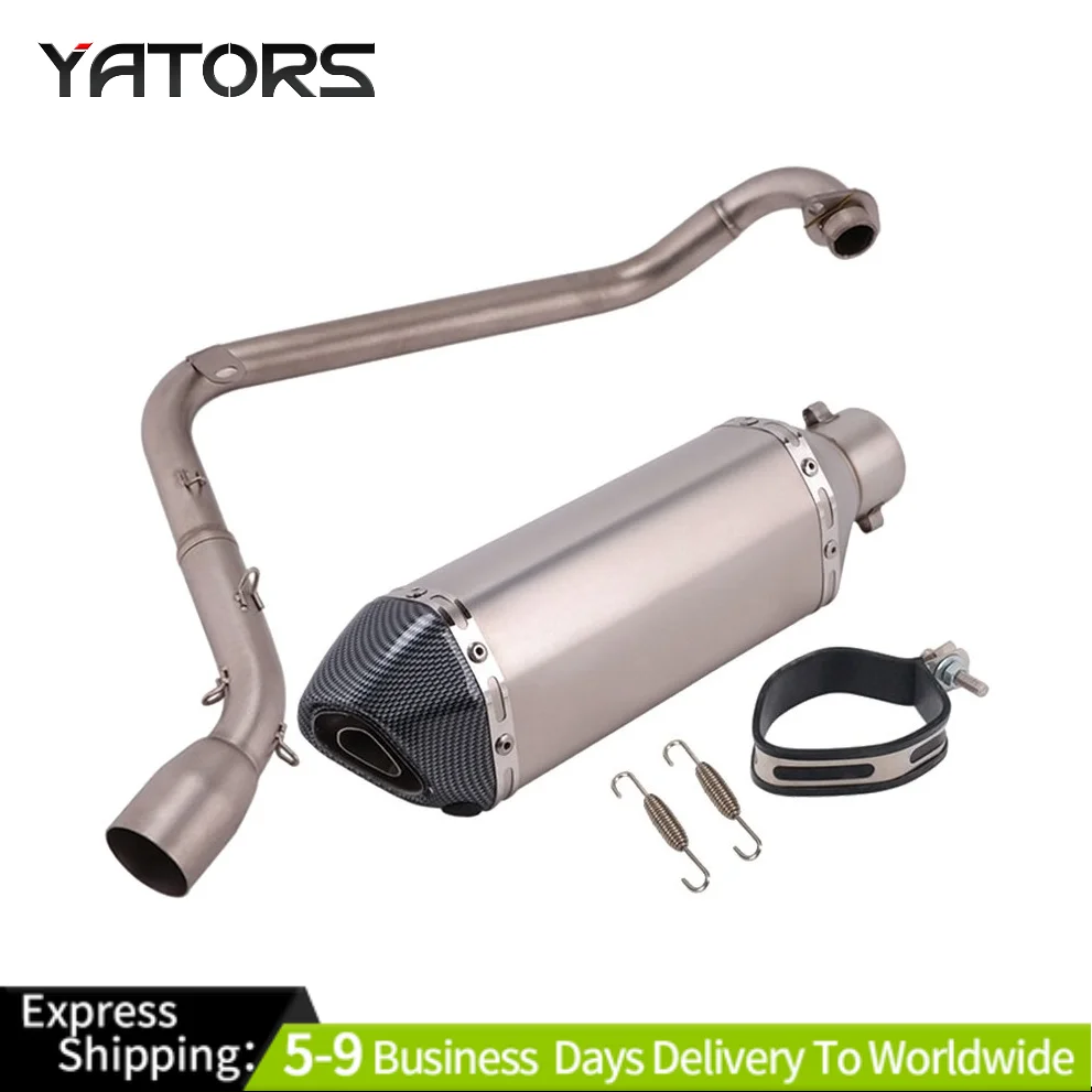 Motorcycle Full Exhaust System Low Mount Header Pipe For Honda Grom MSX125 13-23 Exhausts Pipes