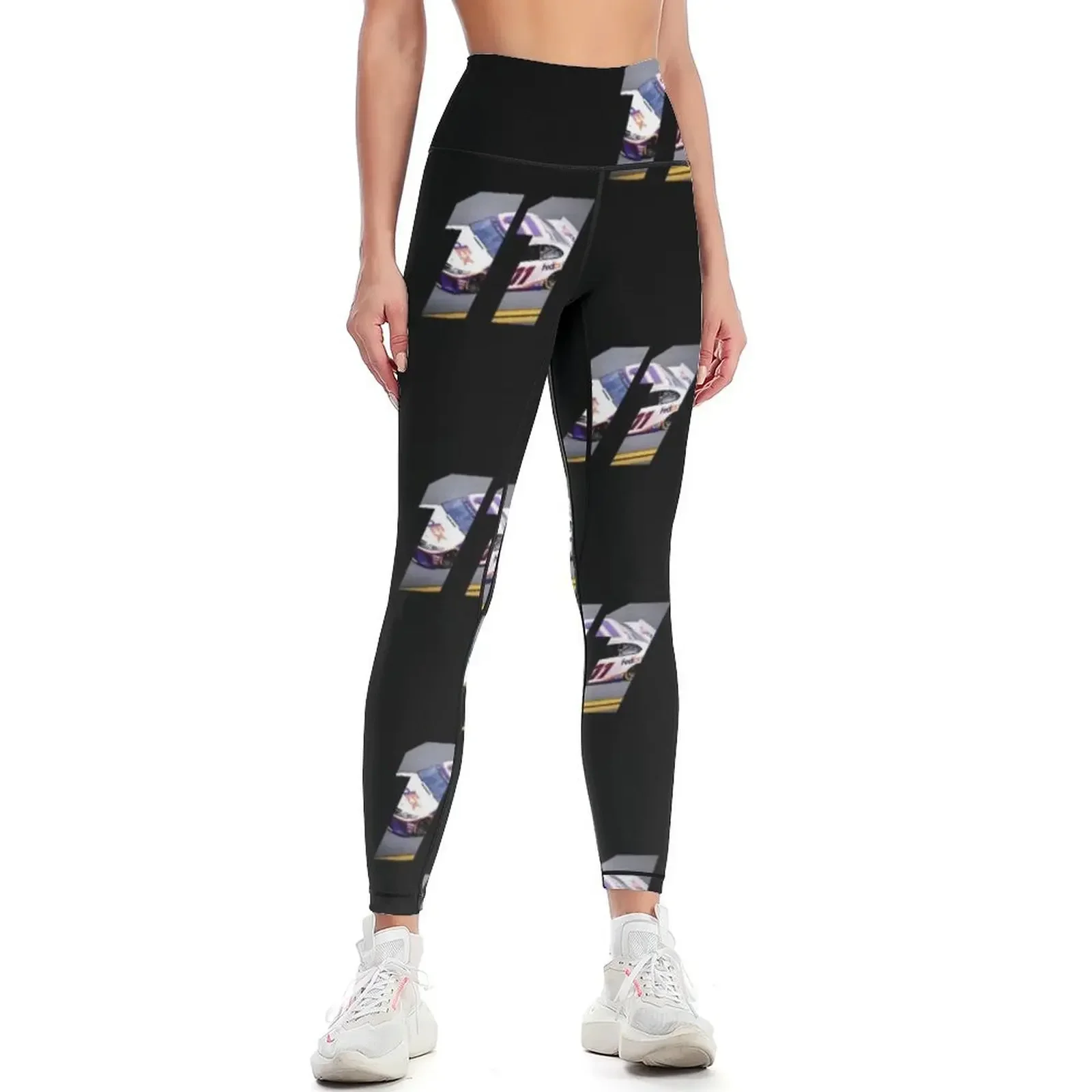 

Denny Hamlin Car 11 Leggings Women's sportswear sport legging Sports female Legging sport Womens Leggings