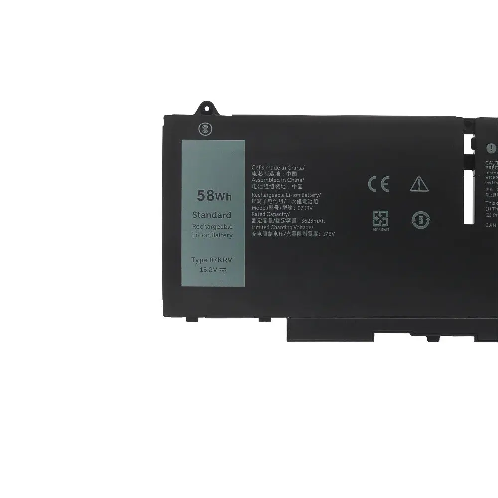NEW 07KRV H4PVC 4FVJG Laptop Battery For Dell Latitude 14 7430(2-in-1),5430,15-7530 O7KRV,VTCWY 9K5Y9 3W64P D1GX0 15.2V 58WH