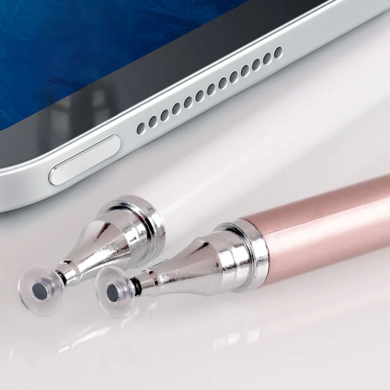 Universal Tablet Stylus Pen 2 in 1 Double Headed High Sensitivity Replaceable Nib Drawing Smart Phone Touch Stylus