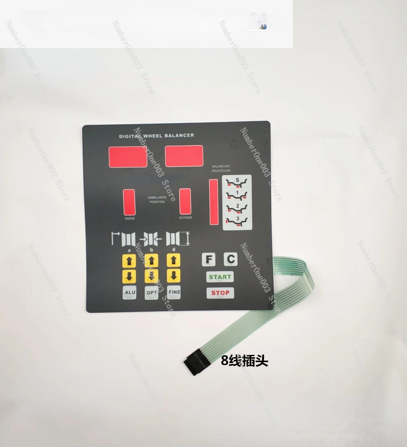 U-500 Balance Motor Button Panel Control Panel Mainboard, Balancing Machine, Balancing Instrument Accessories