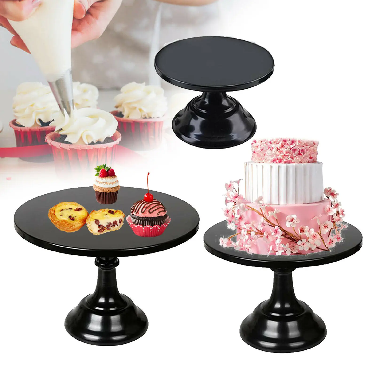

Home Party Cake Display Stand Wedding Decoration Wrought Iron Birthday Dessert Tray Fudge Desktop Afternoon Tea Cake Stand
