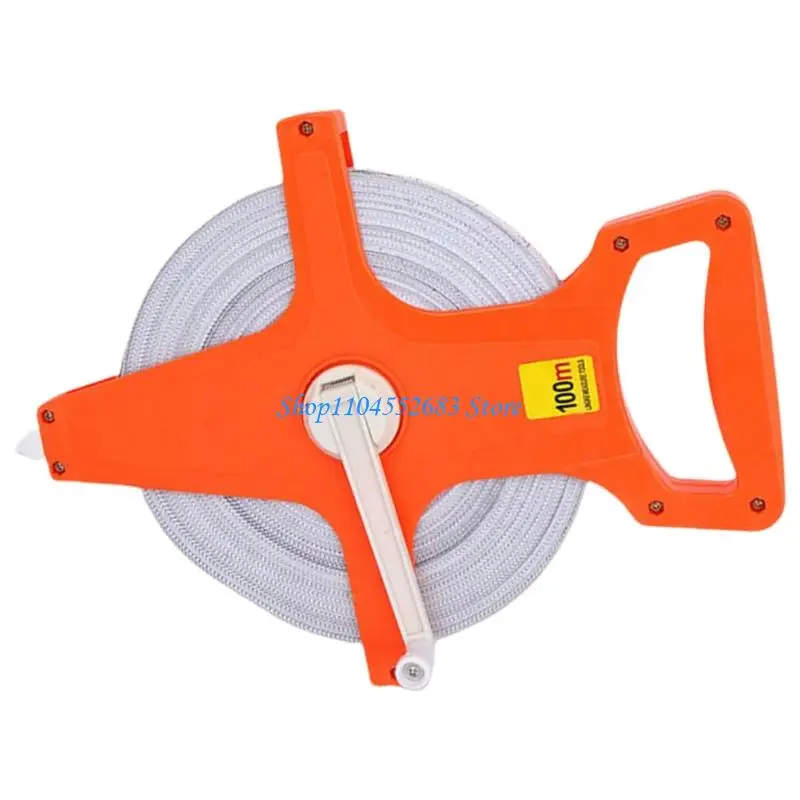 Y6GD Measuring Tool Open Reel Tape Measure 4 Size 20M 30M 50M 100M Easy Carry Handle