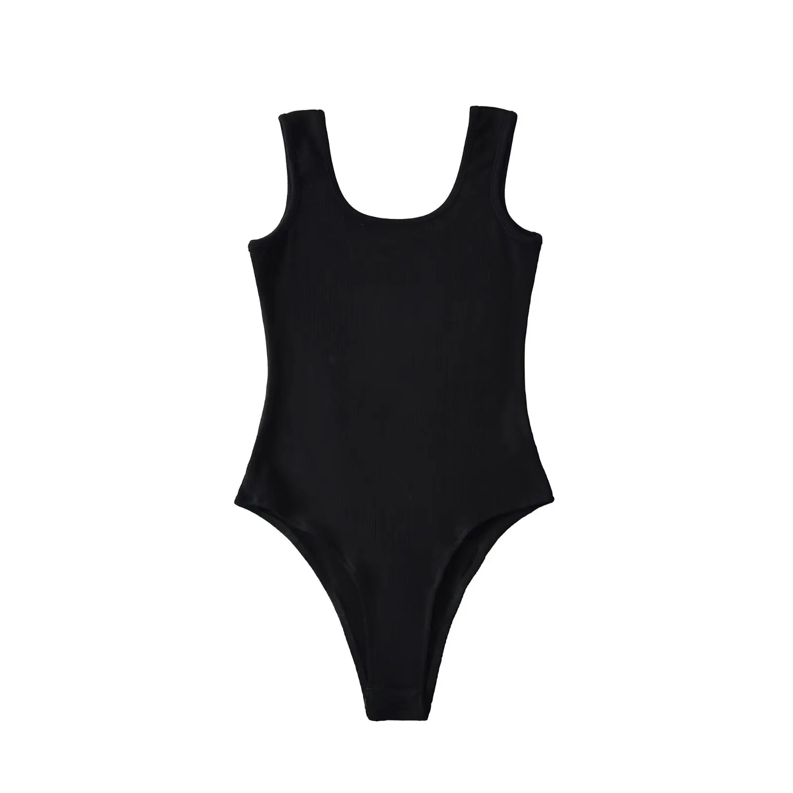 섹시한 페이스 라인드 스트랩 베스트 여성 이너웨어 하이웨이스트 스트레이트 컷 출퇴근 스포츠 팬츠 이너웨어