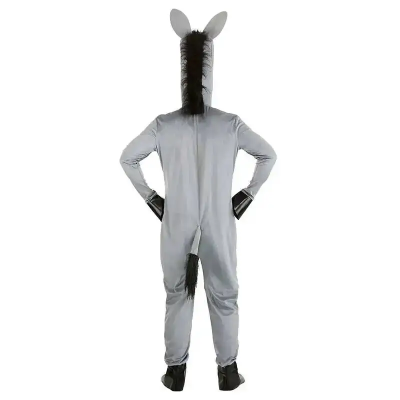 Halloween Cosplay Children\'s Day Costume Picture Book Story Stage Performance Adult Children Mule Animal Donkey Costume