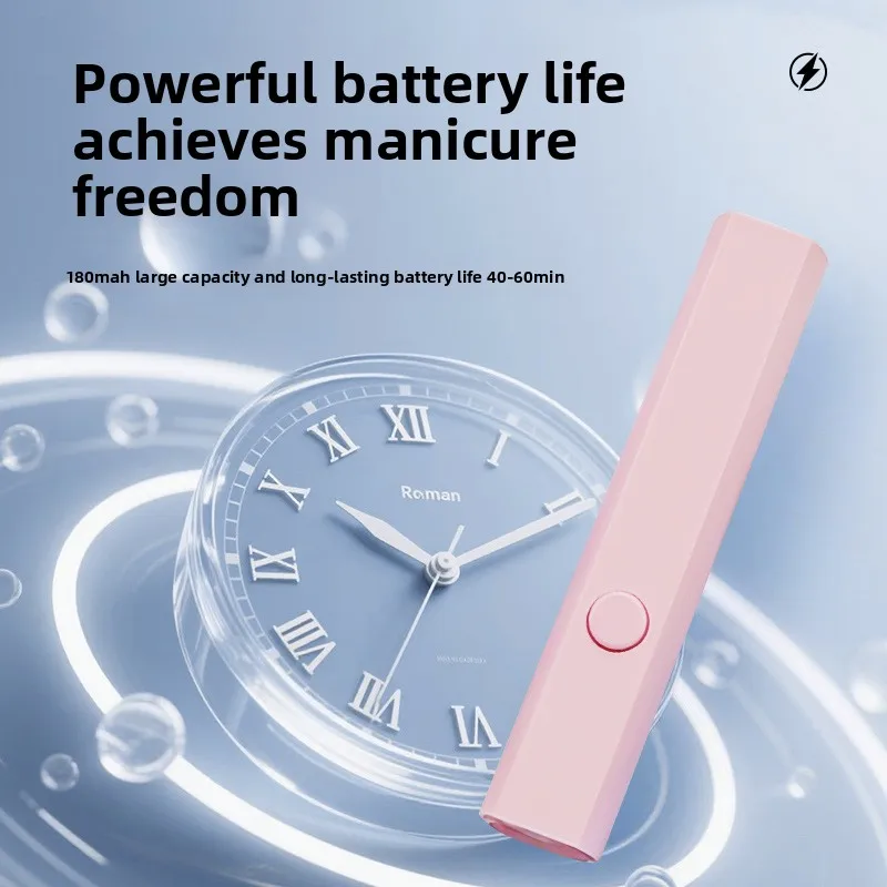 เครื่องอบเล็บพกพาแบบพกพา ใช้พอร์ต USB โคมไฟยูวีแอลอีดีขนาดเล็กสำหรับอบเจลทุกชนิด เหมาะสำหรับใช้ในบ้านและร้านเสริมสวย