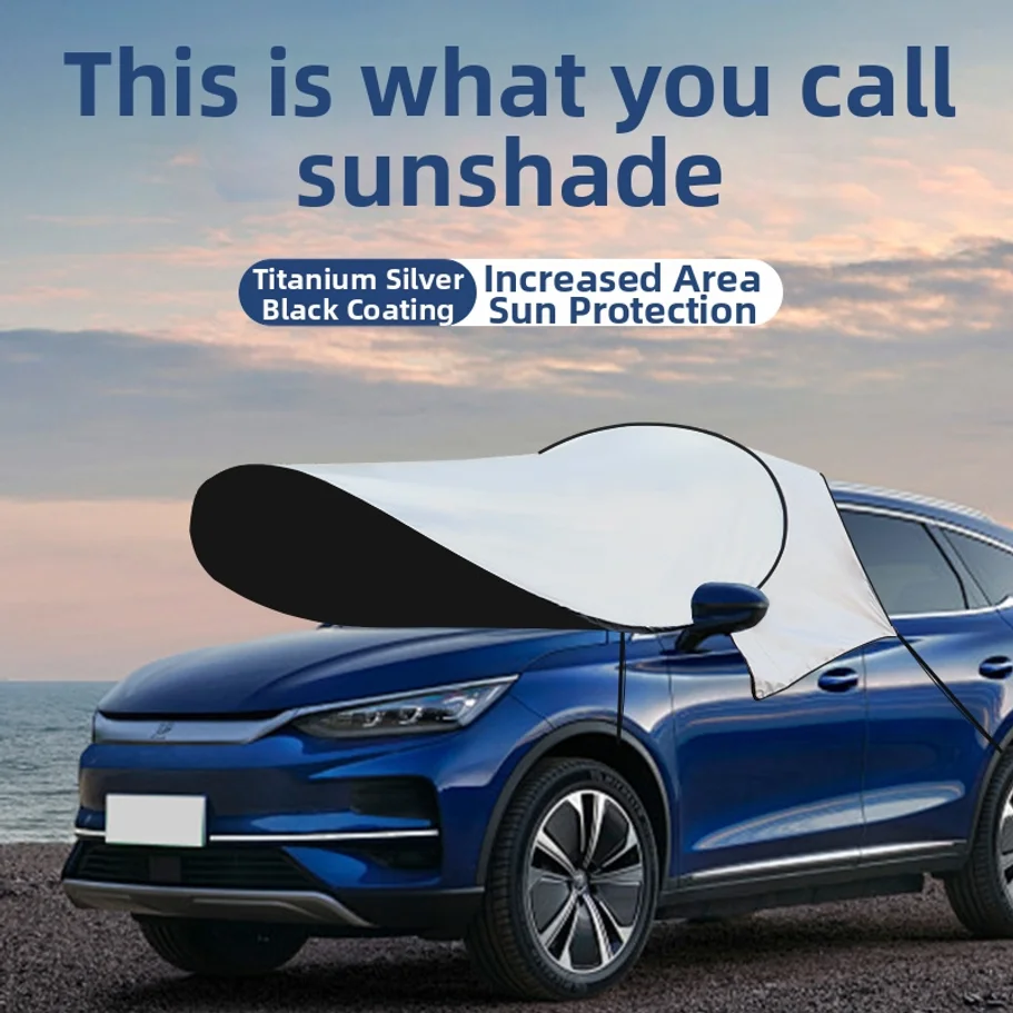 

Car Sunshade, Front Gear Cover, Sunshade And Heat Insulation Board Outdoor Waterproof Folded Portable Auto Windshield Sunshades