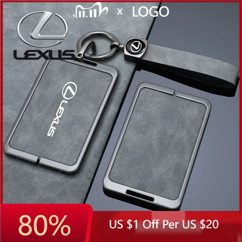 

2026 Hot Interior Stickers Car Card Smart Remote Control Key Case Cover Holder Shell For Lexus F Sport ES LM GS IS NX RX LX LS R