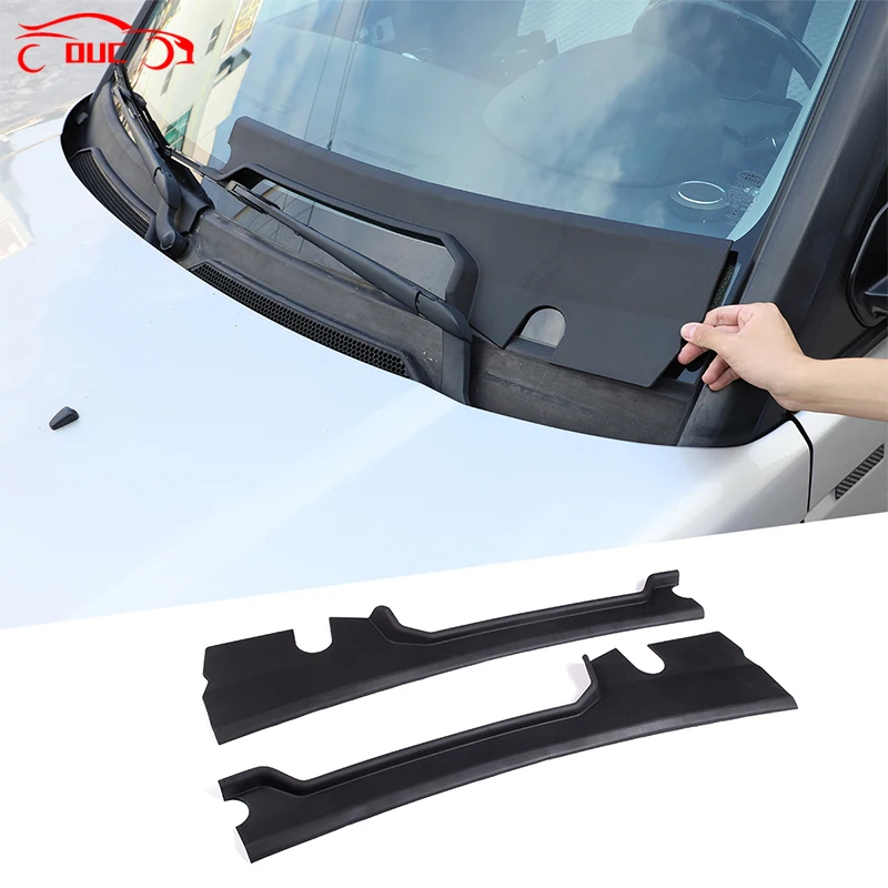 Car Front Windshield Wiper Arm Cowl Side Trim Cover Water Deflector Plate For Land Rover Discovery 4 2010-2016 Auto Accessories