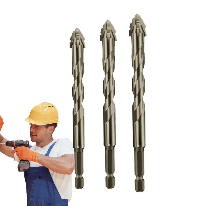 

High-Four-edged serrated eccentric drill Four-Flute Sawtooth Metal Eccentric Drill Bits for dry drilling of ceramic tiles glass