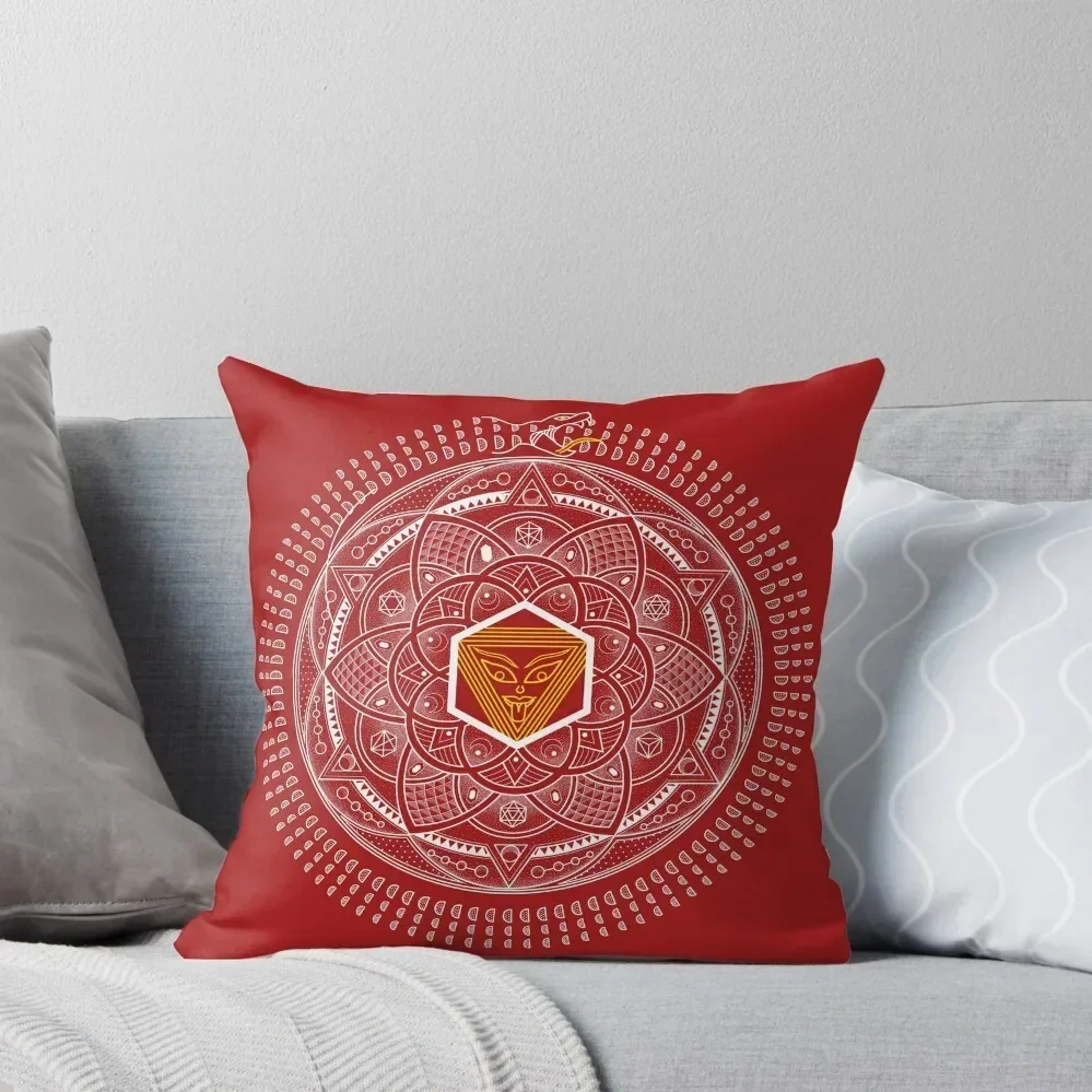 

Red Goddess Kali Ouroboros Mandala Throw Pillow Ornamental Pillow christmas supplies Couch Pillows pillow cover christmas