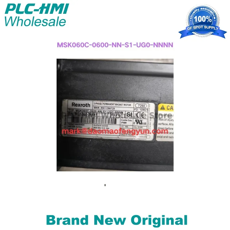 MSK060C-0600-NN-S1-UG0-NNNN Second hand servo motor test OK,
