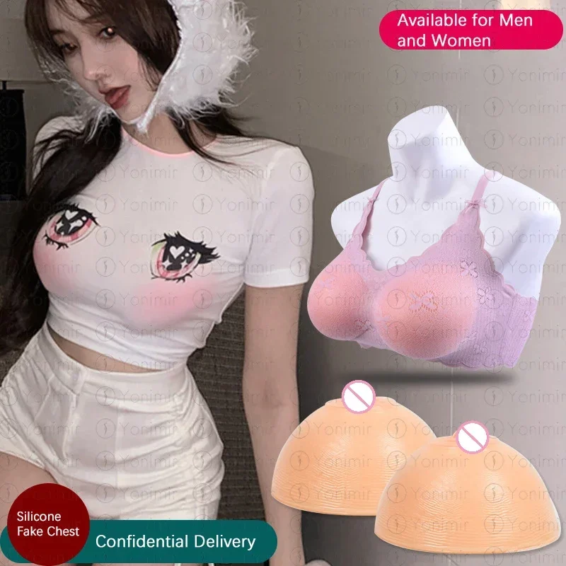 Realistic Silicone False Breast Forms Tits Fake Boobs For Crossdresser Shemale Transgender Drag Queen Transvestite Mastectomy