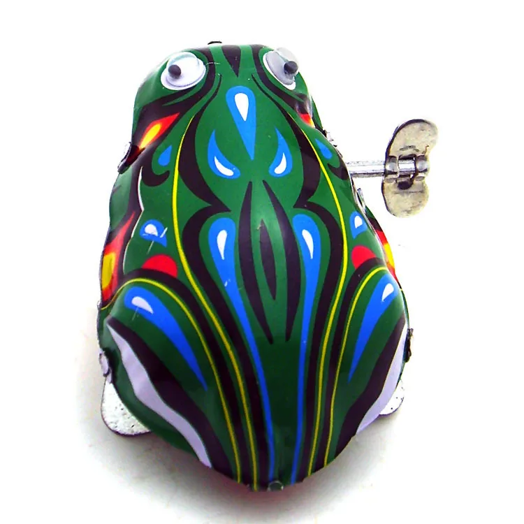 MS082 لايف العين الحديد الضفدع التجارة الخارجية طبعة الضفدع الرجعية الحنين اللعب الحرف الحديدية #2