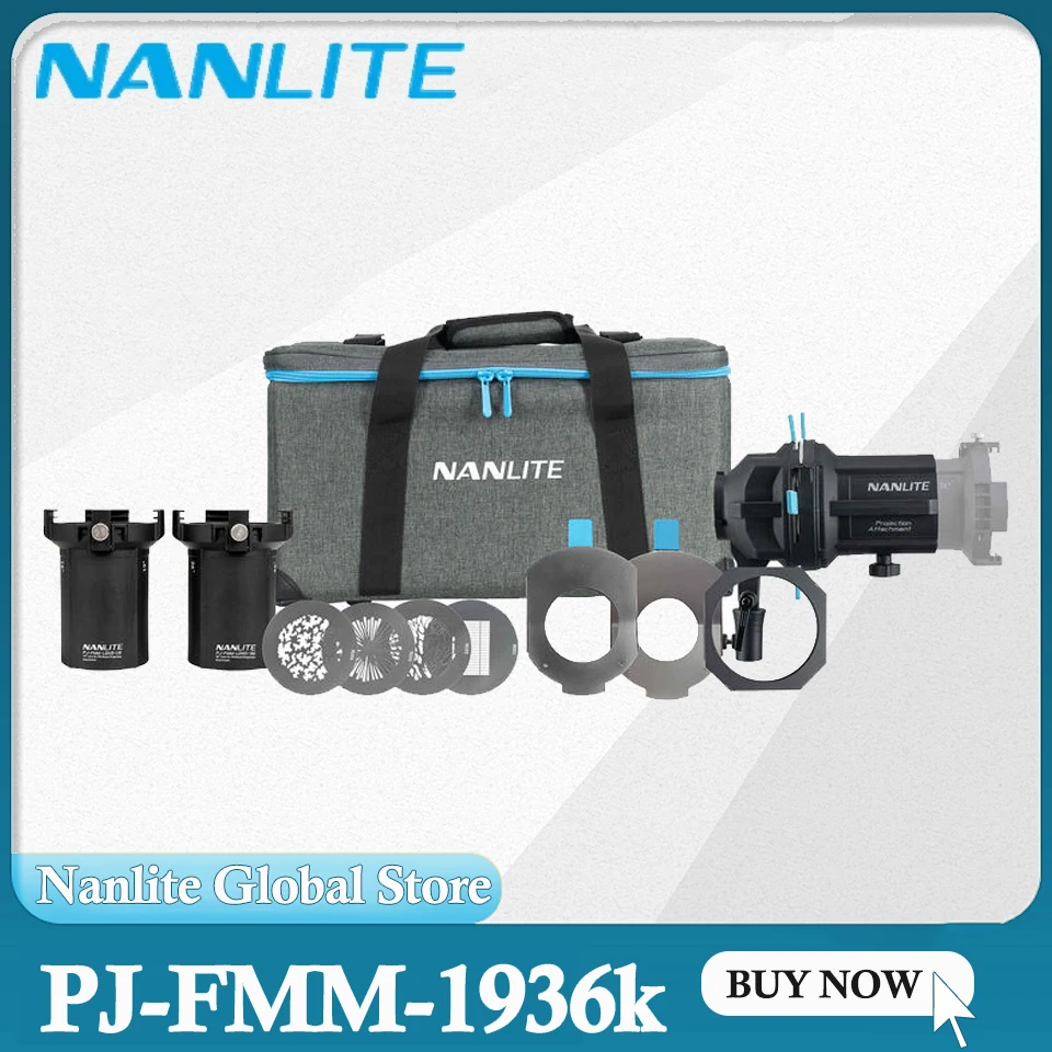 

Проекционная насадка Nanlite PJ-FMM, совместимая с моделями Forza с FM-креплением, включает в себя 19 и 36 элемента. ° Линзы